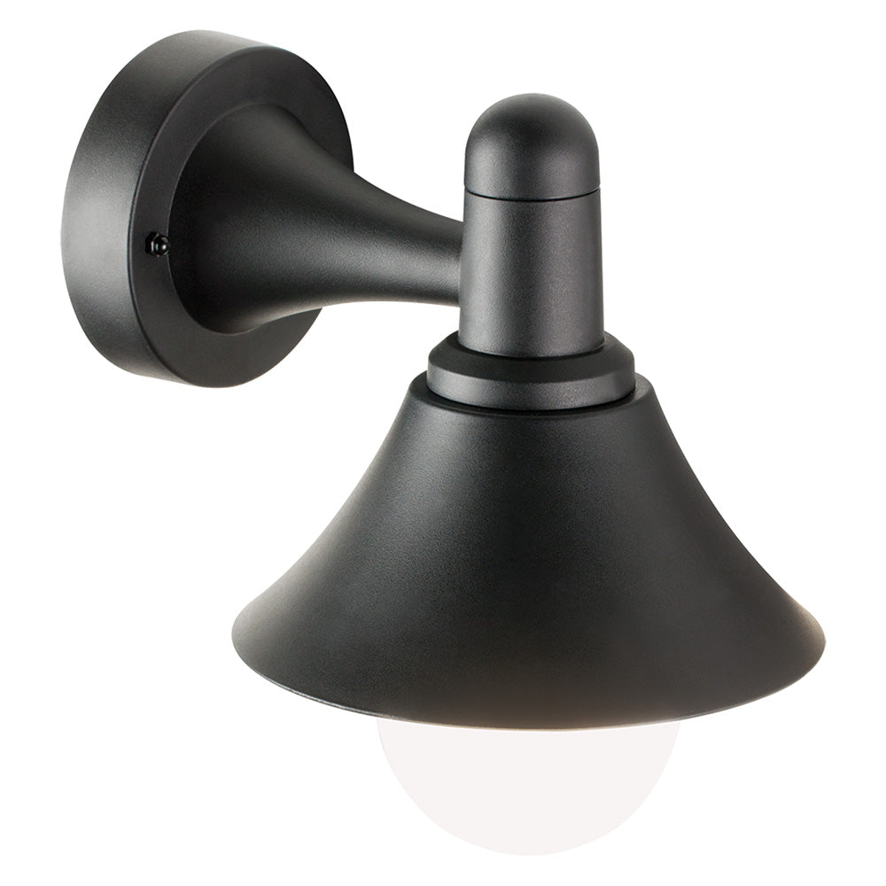 APPLIQUE 'SODA' 40 W - cm 23,5 x 23,5 x 18 nero  - SOVIL