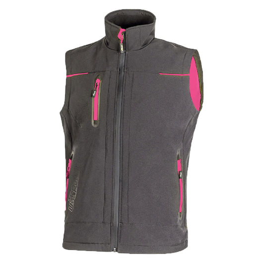 GILET 'UNIVERSE LADY' taglia L - colore grey fucsia - UPOWER