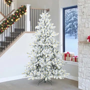 Albero di Natale Artificiale con Rami Pieghevoli Bianco 240 cm 3397749