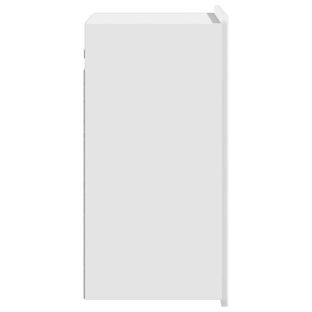 Mobiletto a muro Bianco Lucido 59 x 31 x 64 cm 898239