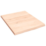 Mensole Parete | Scaffale a Parete | Ripiano a Parete 40x50x2 cm Legno Massello Rovere Non Trattato