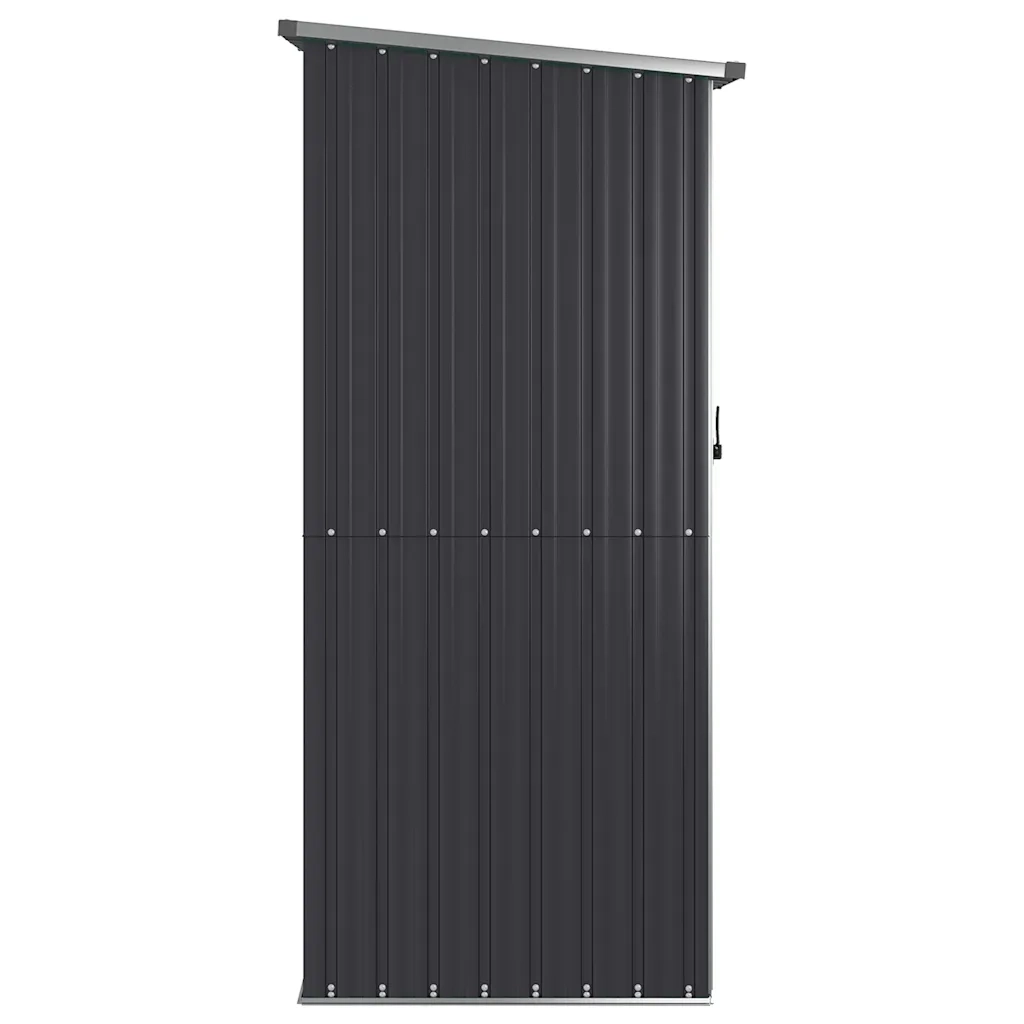 Capanno da Giardino Antracite 118,5x97x209,5 cm Acciaio Zincato cod mxl 65832