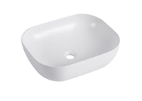 Bacinella d'appoggio lavabo 50x39 cm Bianco Opaco