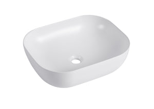 Bacinella d'appoggio lavabo 50x39 cm Bianco Opaco