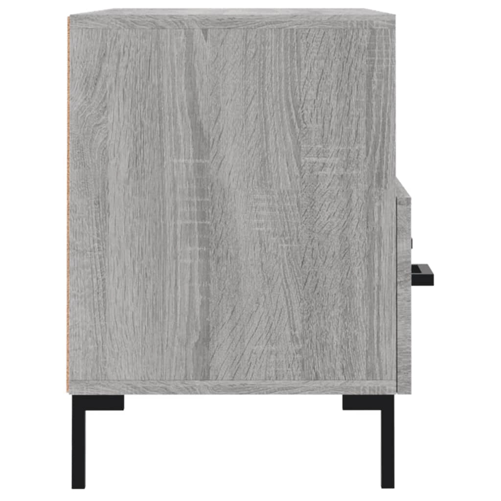 Mobile TV multimediale mensola TV credenza TV sala da pranzo soggiorno camera da letto Sonoma 80 x 36 x 50 cm legno ingegnerizzato grigio 02_0028470