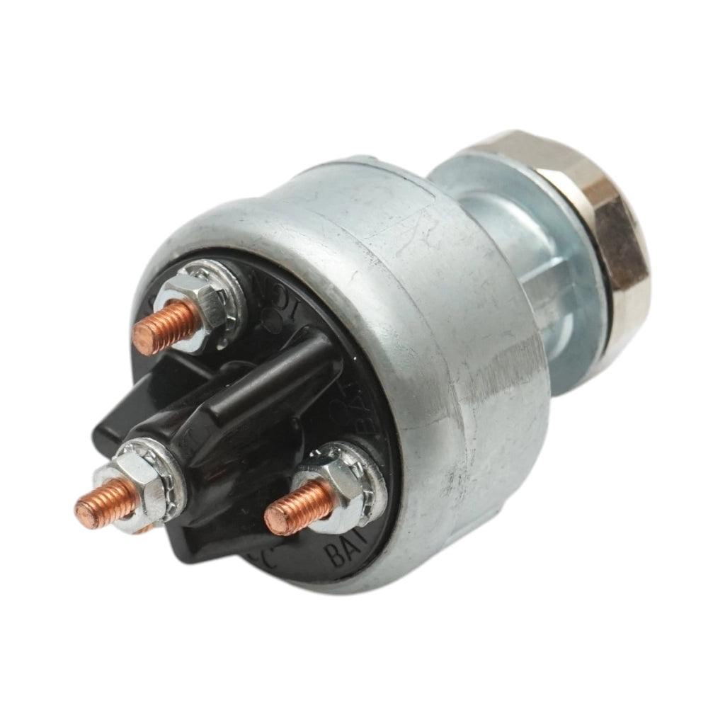 Contatto di avviamento tipo 129 con 2 chiavi  Compatibilità: Bobcat  Codici OEM: 6666548, 6691594, 6665606, 6724282