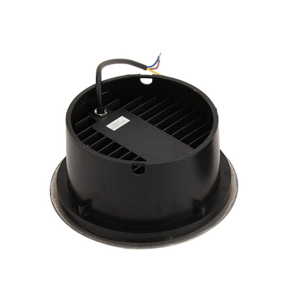 Trade Shop - Faretto 12w 12 Led Incasso Pavimento Faro Giardino Bianco Calpestabile Ip68 - -bianco Caldo      -
