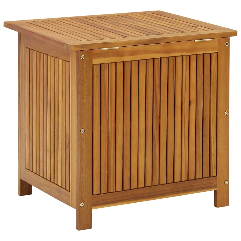 Cassapanca da giardino/box 60 x 50 x 58 cm legno massello di acacia 02_0013039
