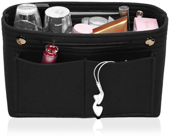 Organizzatore per tas interno, dimensioni 24x8x15 cm, organizzatore per tas da portare, tas interno con borse interne, organizzatore per tas in tas, mappe per tas da donna