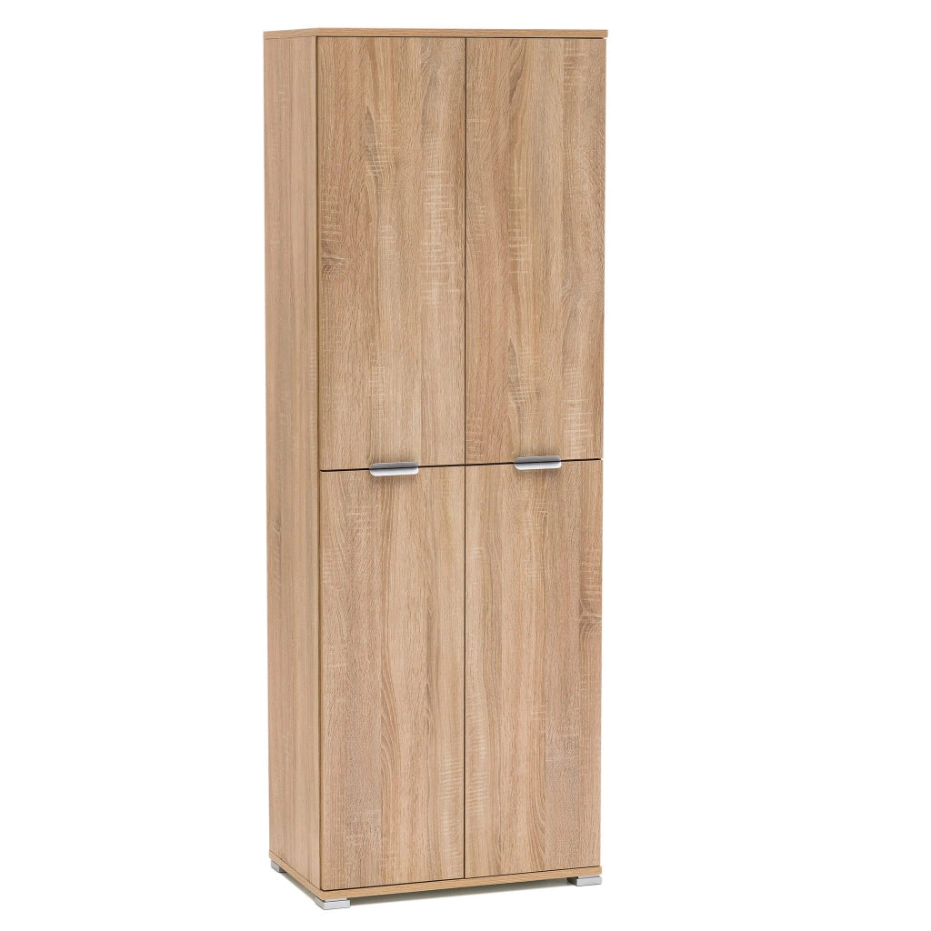 Armadio 4 ante in Legno Composito cm 60x38x174 - FLIP