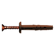 TASSELLO NYLON A PERCUSSIONE 'TURBO JET' TJ6-40BR 6 x 40 - vite 3,8 x 45- 100 pezzi  - G&B