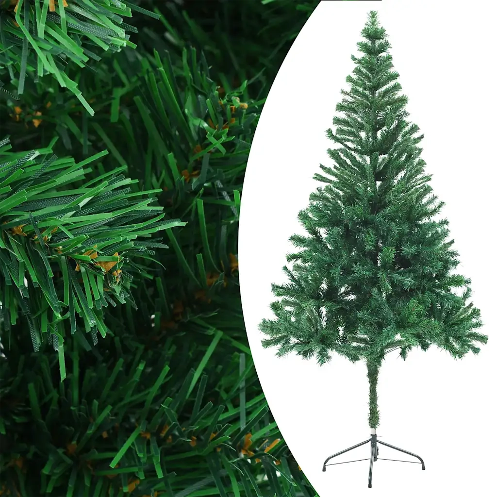 Albero di Natale Preilluminato Palline Bianco 180 cm 564 Rami 3077661