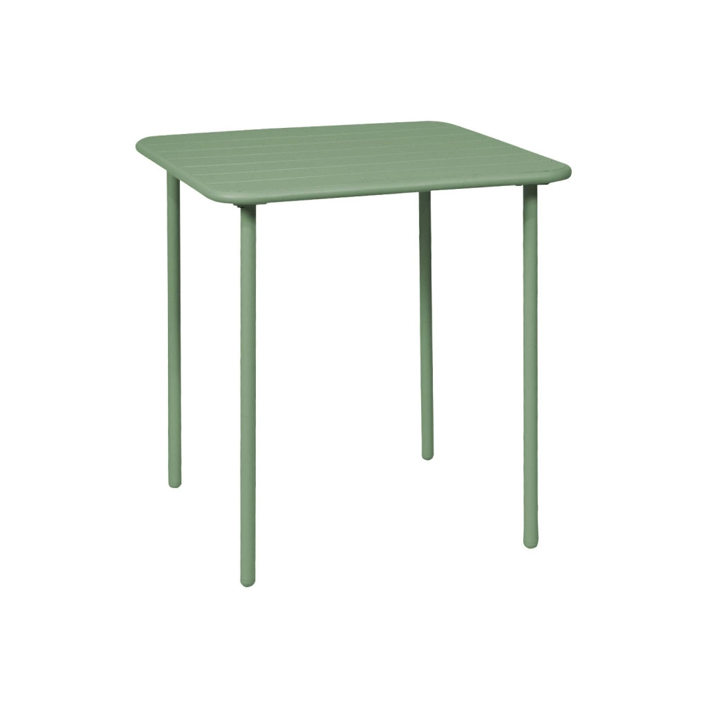 Tavolo da giardino in metallo 2 posti, 70cm, verde