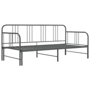 Telaio Divano letto | Sof¨¤ letto | Letto singolo Estraibile Grigio in Metallo 90x200 cm