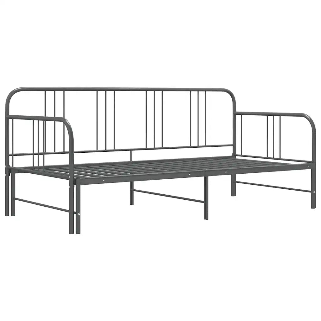 Telaio Divano letto | Sof¨¤ letto | Letto singolo Estraibile Grigio in Metallo 90x200 cm