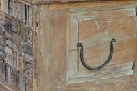 Cassapanca in massello di mango e legno di ricicle