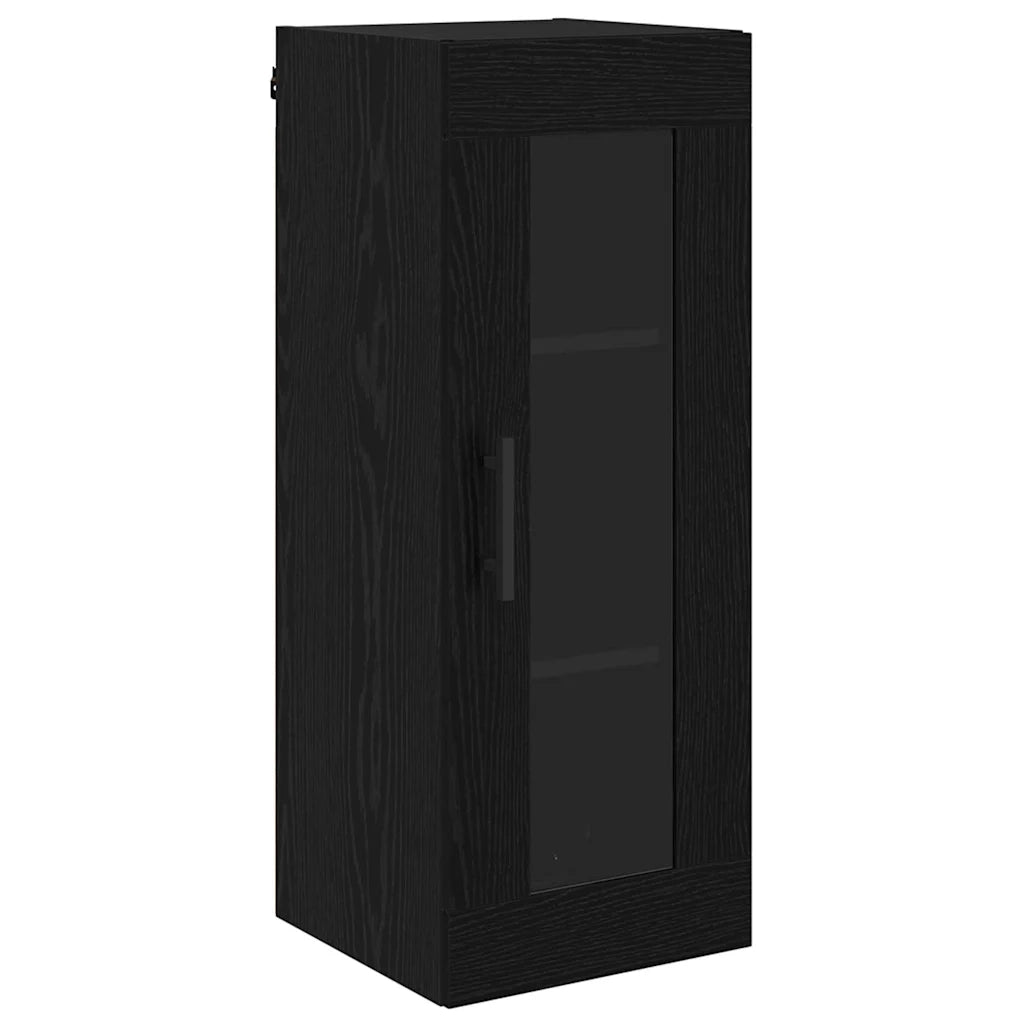 Credenza Rovere Nero 34,5 x 34 x 180 cm Legno multistrato 3416225