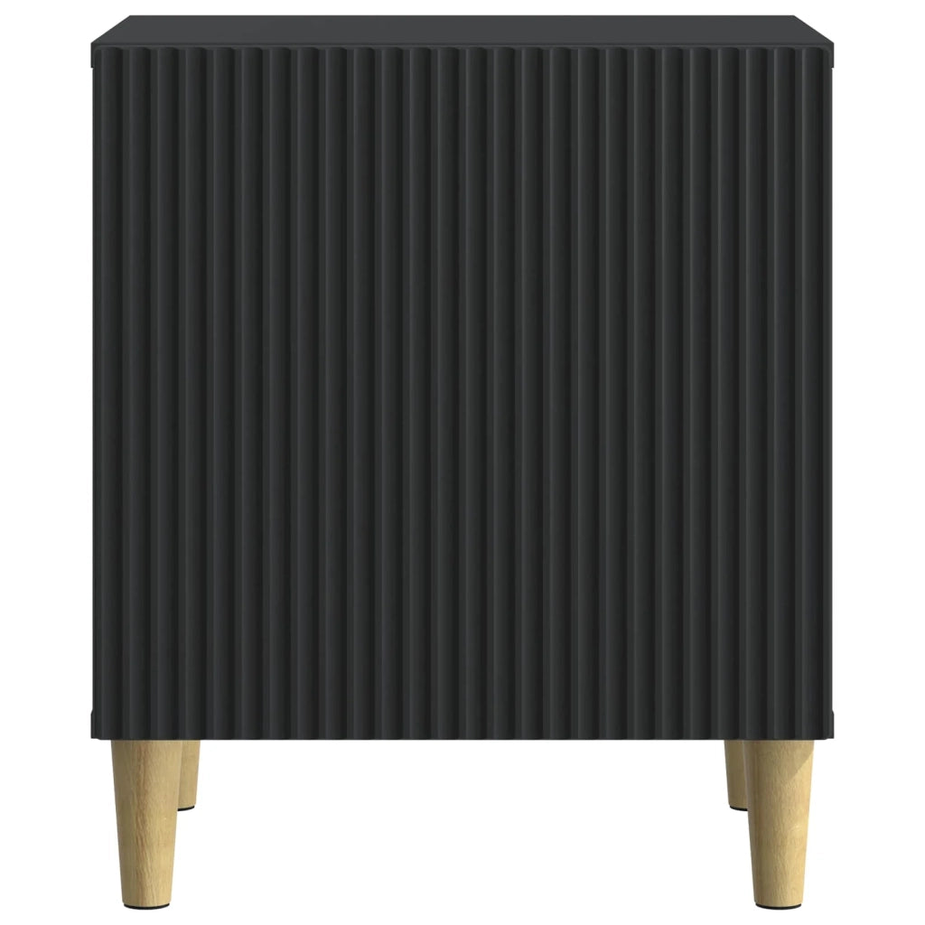 Armadio da Notte Nero 43 x 34,5 x 50 cm Legno ingegnerizzato 894567