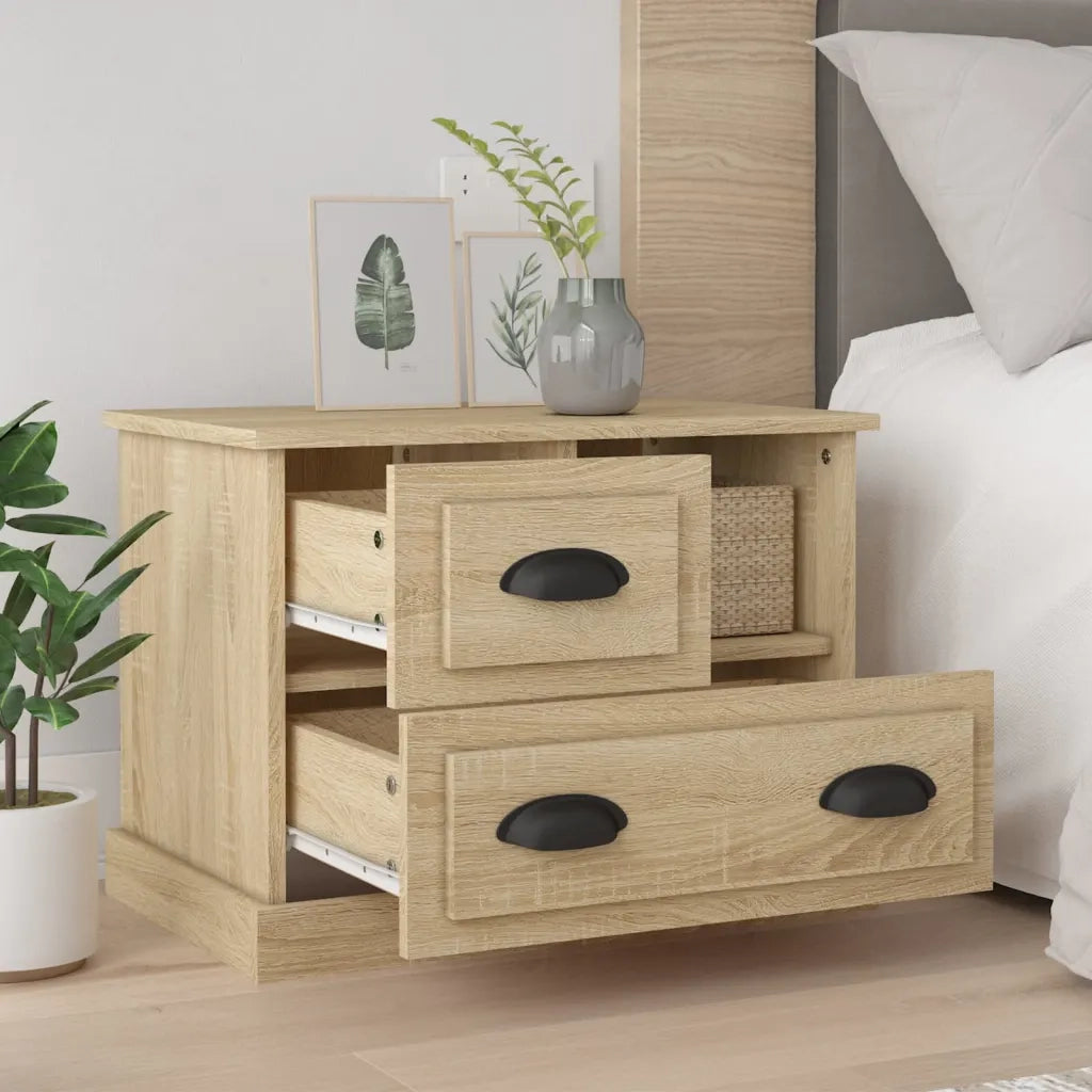 Comodino | Armadio da Notte | Mobiletto da notte Rovere Sonoma 60x39x45 cm