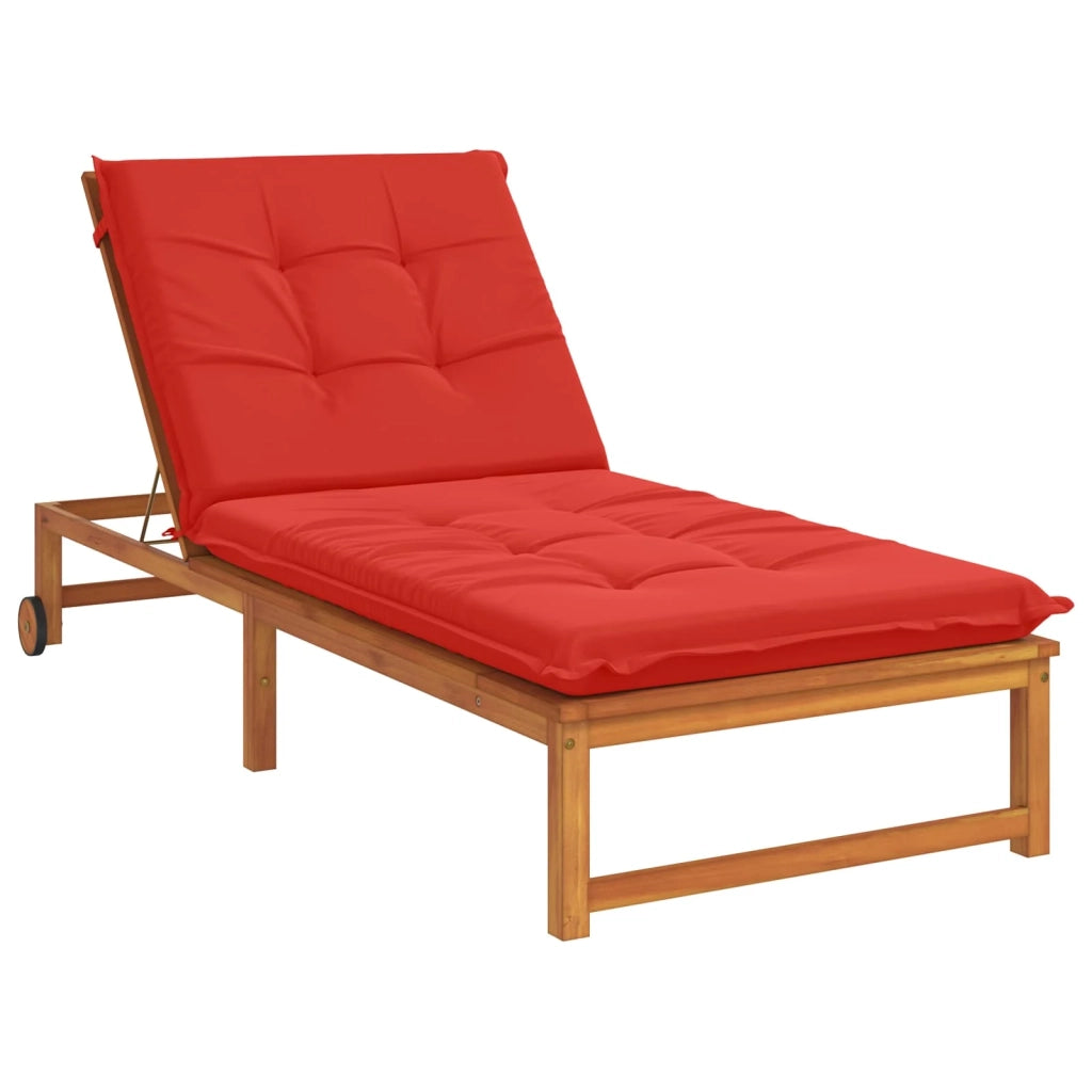 Cuscino per Lettino GEMERT 100% Poliestere Rosso 947481