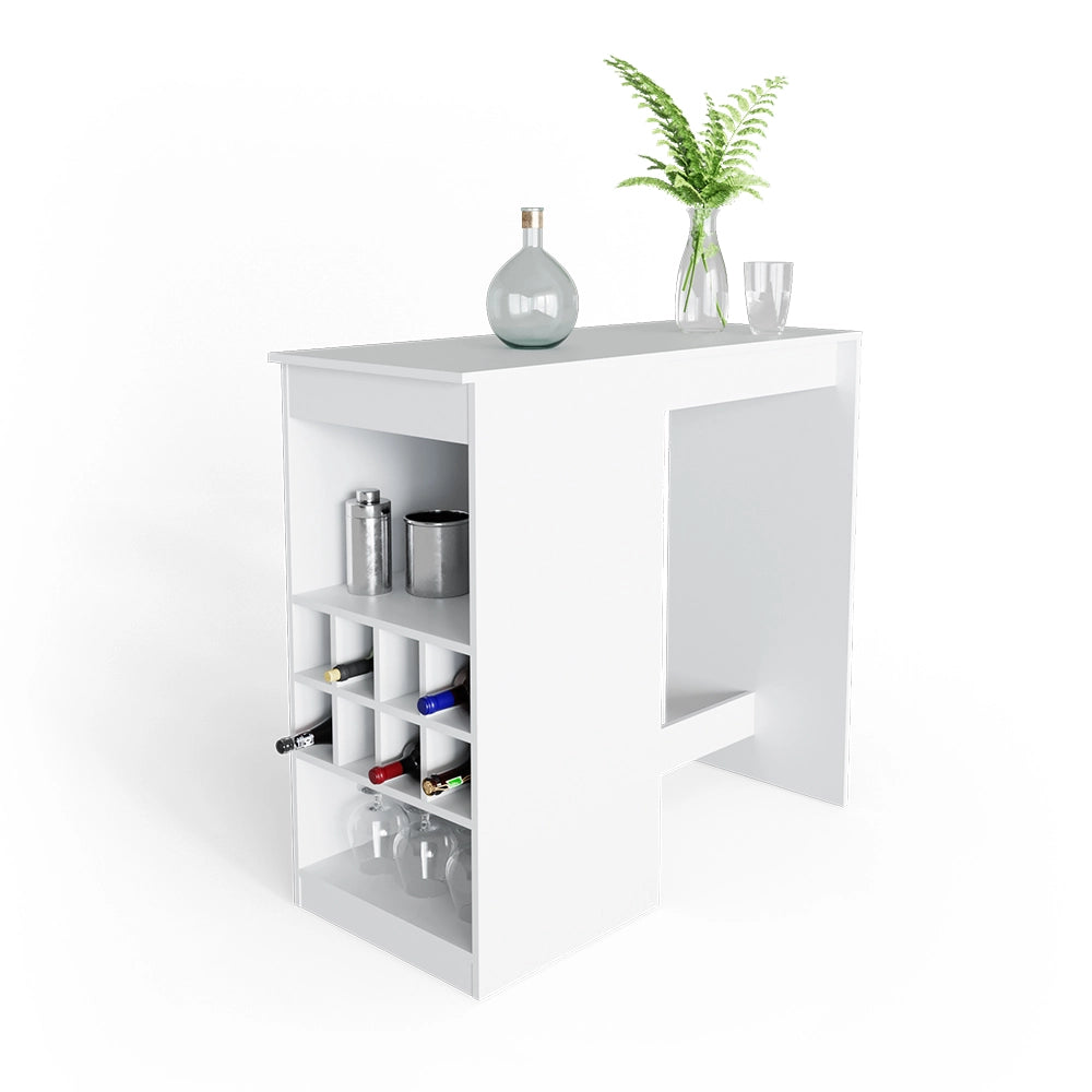 Vicco Tavolo bar alto Bianco 115 x 50 cm