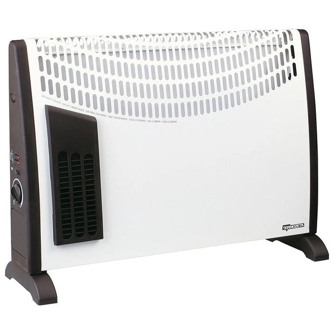 Termozeta TZR17 stufetta elettrica Interno Nero, Bianco 2000 W Stufa elettrica a convezione