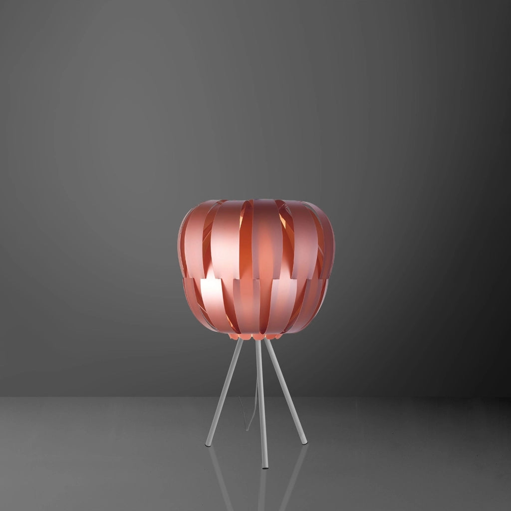 Lampada Da Scrivania Moderna Queen Polilux ® Pink Metal E Metallo 1 Luce E27