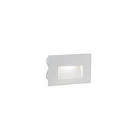 Incasso / Segnapasso 3W LED liscio bianco