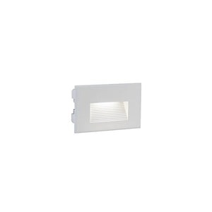 Incasso / Segnapasso 3W LED liscio bianco