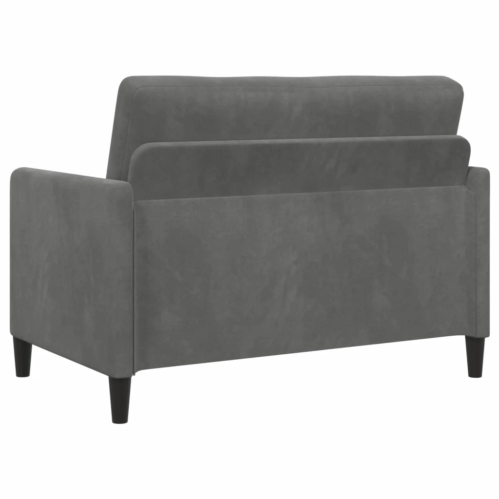 Set di Divani con Storage 2 pz Grigio Scuro Poliestere 3429163
