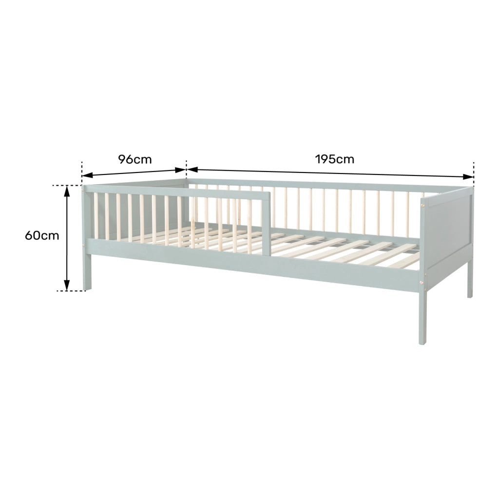 Letto per bambini 190x90cm blu scuro ADAM