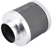 Filtro a carbon attivo 100mm - Rilevamento e rimozione di odori - Leggero e composto di carbonio - Utilizzo in tende per la coltivazione hydroponica - Capacità di neutralizzazione dell'odore al 99,9% - Adatto per...