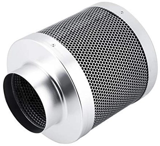Filtro a carbon attivo 100mm - Rilevamento e rimozione di odori - Leggero e composto di carbonio - Utilizzo in tende per la coltivazione hydroponica - Capacità di neutralizzazione dell'odore al 99,9% - Adatto per...