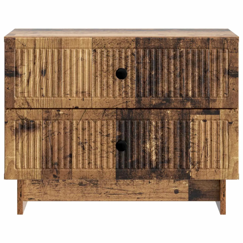 Armadio da Notte con cassetto Legno antico 62 x 34,5 x 47,5 cm 893863