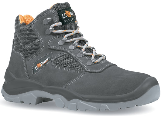 U-Power SCARPE ANTINFORTUNISTICA TREKKING ALTE S1P SRC REAL Col. Antracite Mis. 44