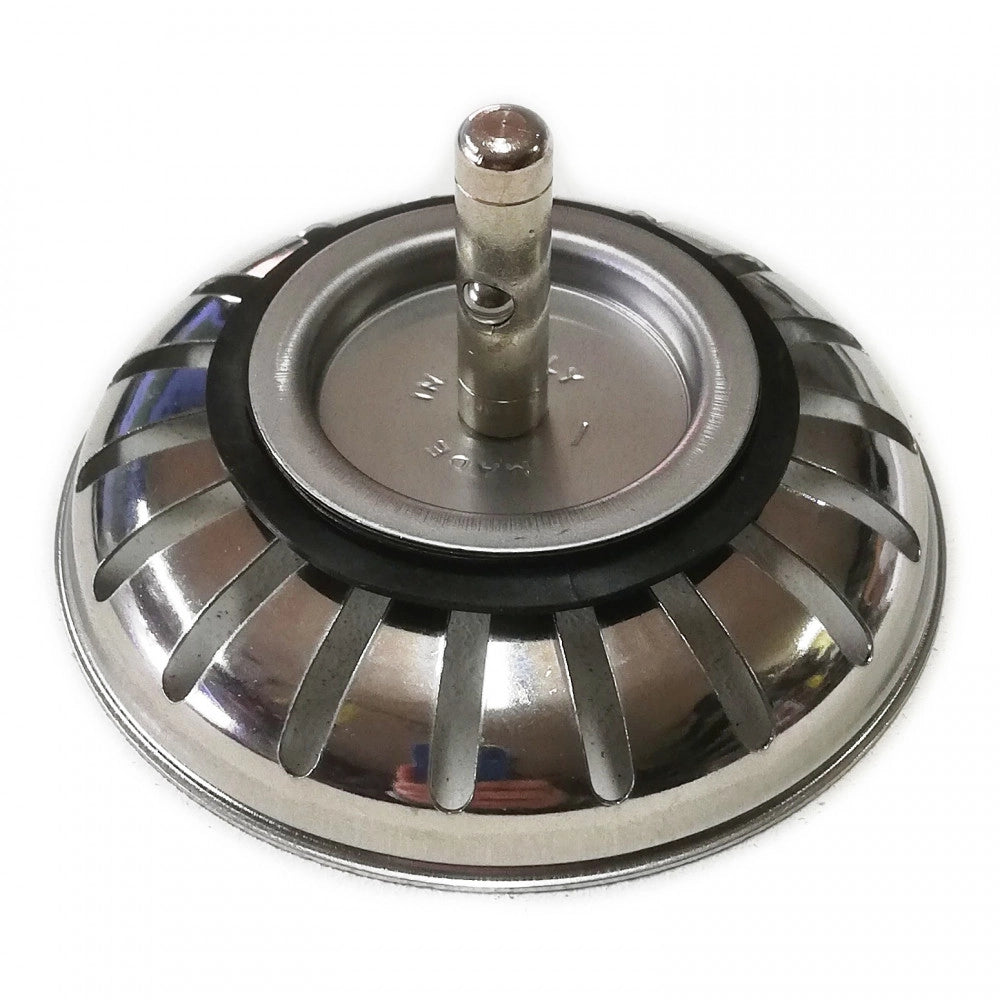 Cestello tappo da 83mm per piletta lavello cucina con foro standard da 90mm