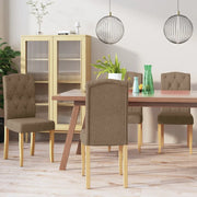 Sedie da Pranzo 4 pz Grigio Talpa in Tessuto cod mxl 29673