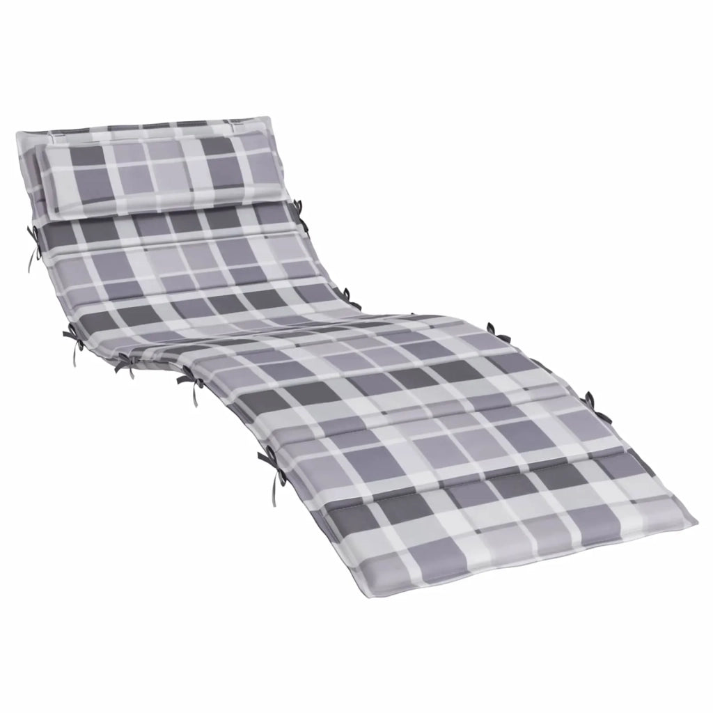 Cuscino per Lounger Sole Grigio 178 x 60 x 4 cm Tessuto Oxford