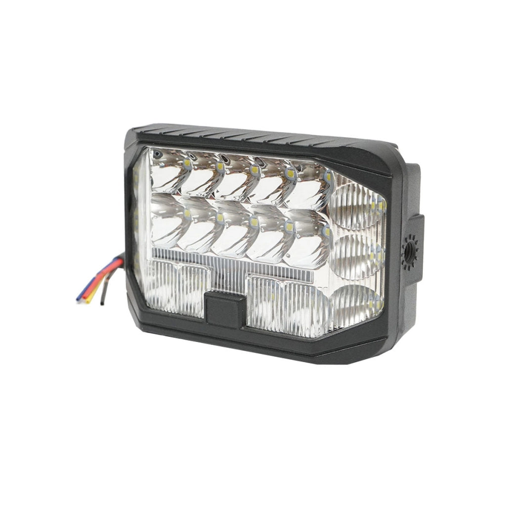 Lampada di segnalazione gialla 9-80V, 28 LED, bianco-giallo Breckner Germany