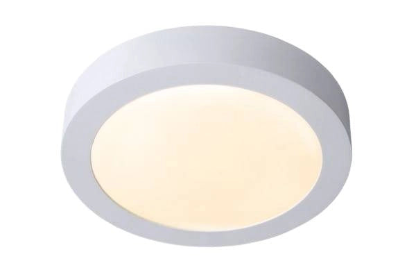 Plafoniera LED Lucide Brice 15W 3000K 24cm bianca IP44