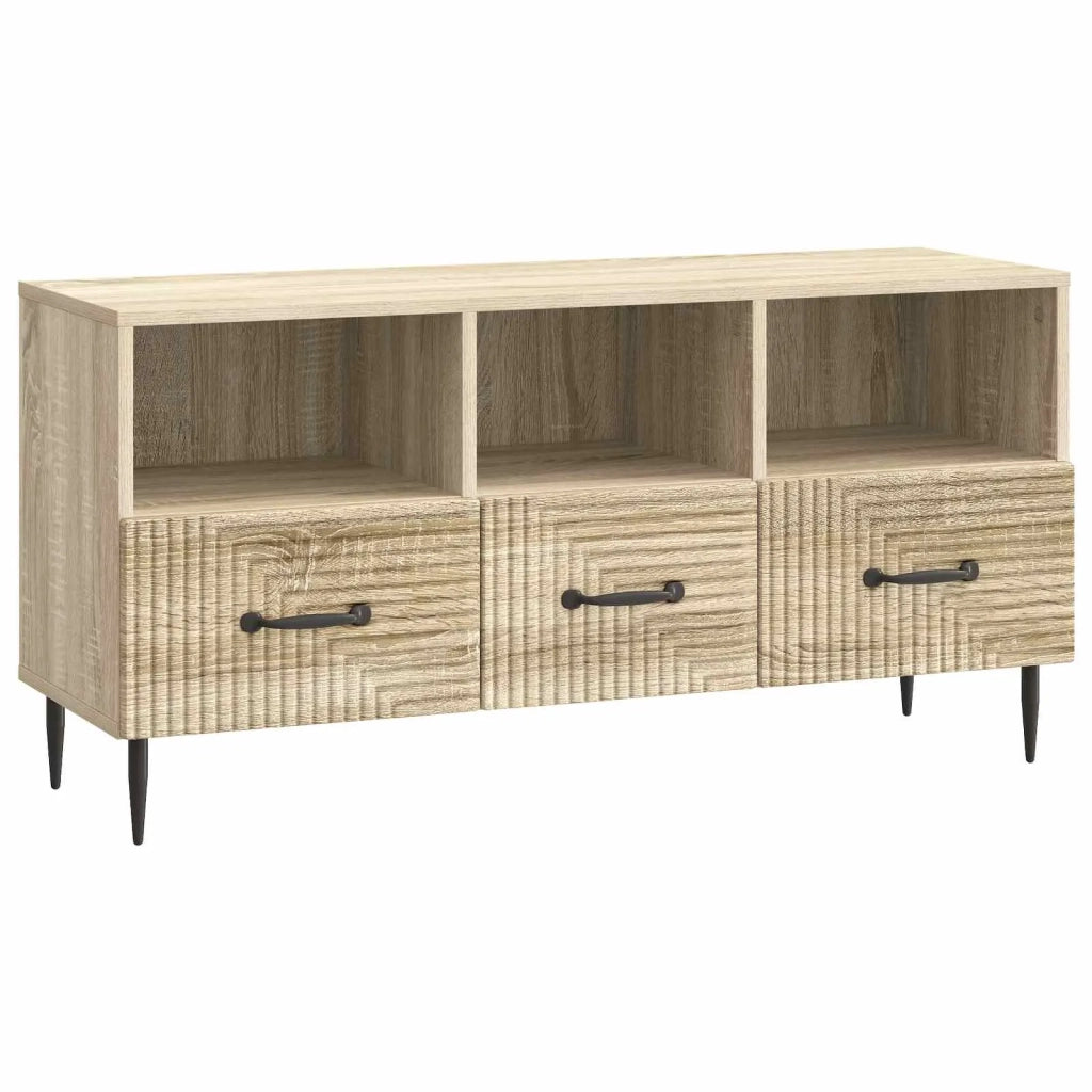 Mobile TV Rovere Sonoma 102 x 34,5 x 50 cm Legno ingegnerizzato 894907