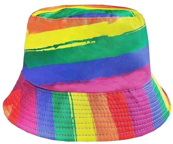 Cappello da Baseball multicolore con disegno a strisce - Adatto a Uomo e Donna - Ideale per la Comunità LGBTQIA2s+ - Sostegno e Diversità - Leggero - Cappello da Baseball da Tiro.