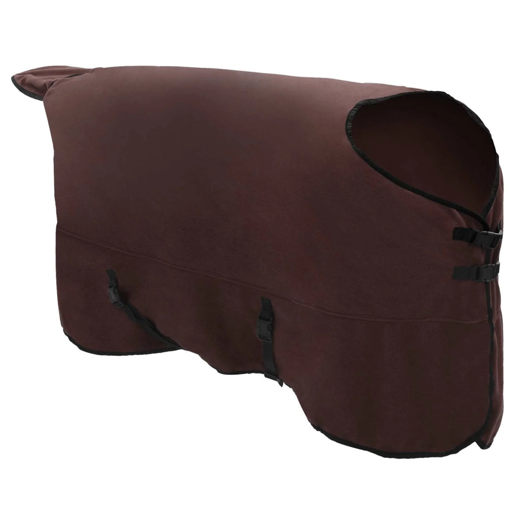 Coperta per Cavalli Marrone Scuro Completo 135 cm Poliestere CFW3480529