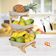 Cestino per Frutta, Design Moderno - Cestino per Frutta 22 x 13,5 x 32 cm