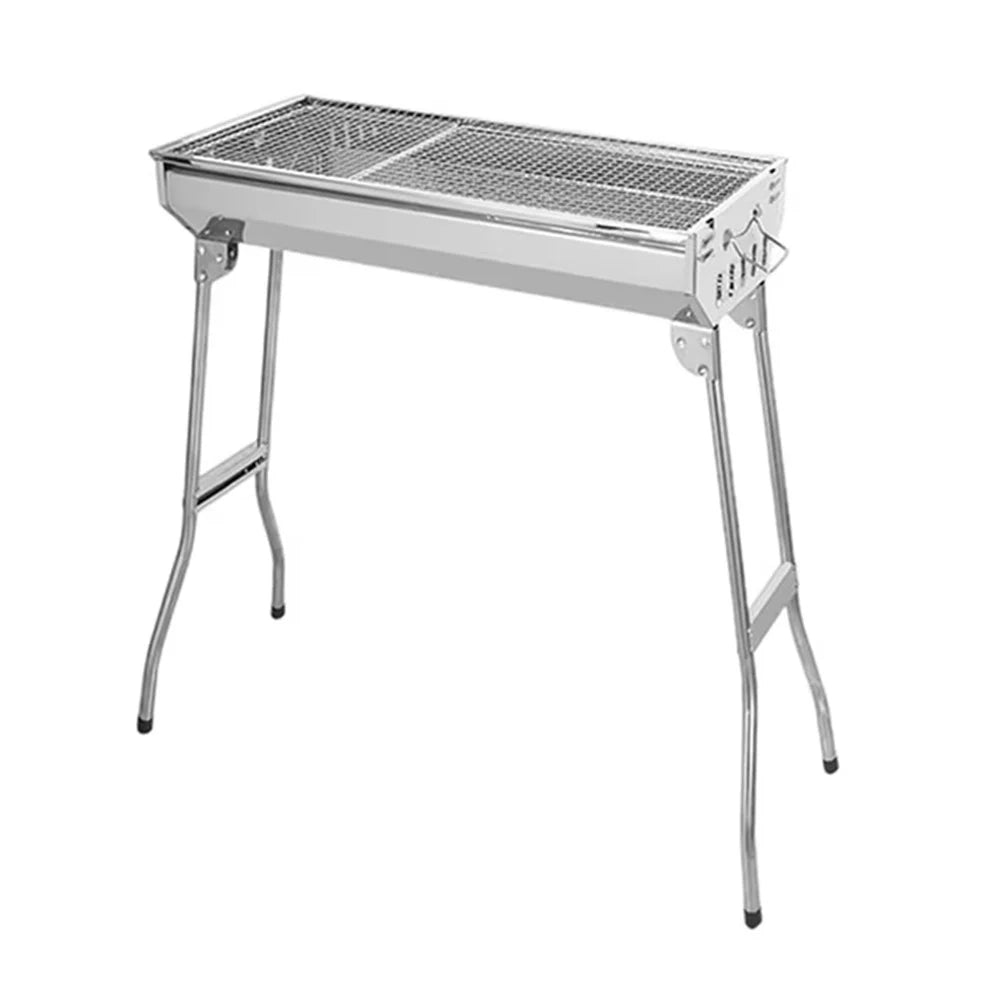 Trade Shop - Barbecue Grill Portatile Pieghevole A Carbone Campeggio Escursioni Picnic Giardino 638964 -