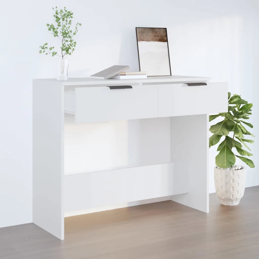 Tavolino da salotto | Tavolino da caff¨¨ | Tavolino da Soggiorno Bianco 90x36x75 cm in Legno Multistrato