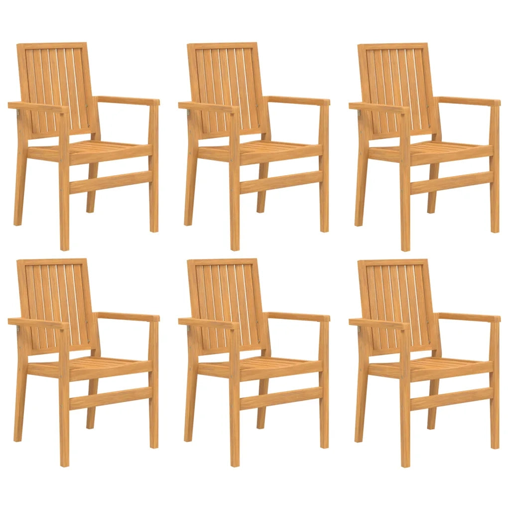 Set da Pranzo da Giardino 7 pz in Legno Massello di Teak 3157918