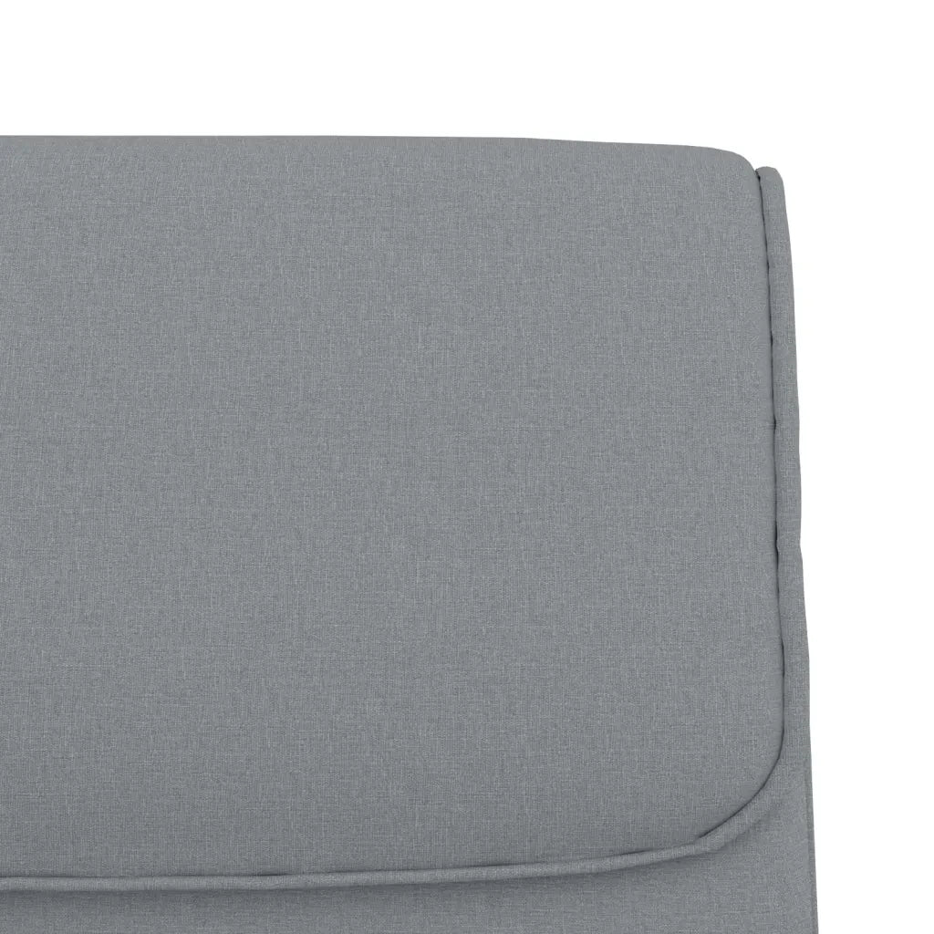 Panca Grigio Chiaro 100x64x80 cm in Tessuto CFW5594246