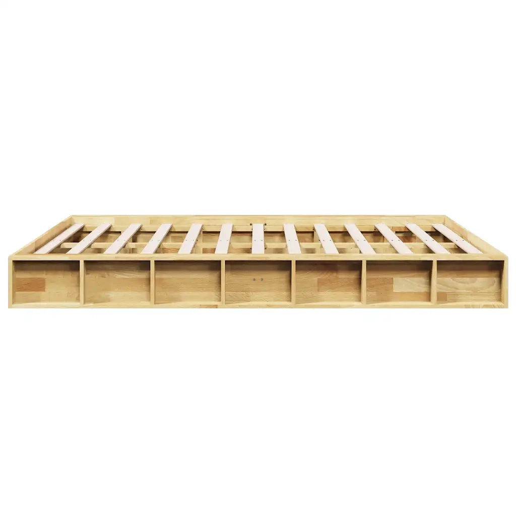 Struttura Letto Senza Materasso 135x190 cm in Legno di Rovere 3324131
