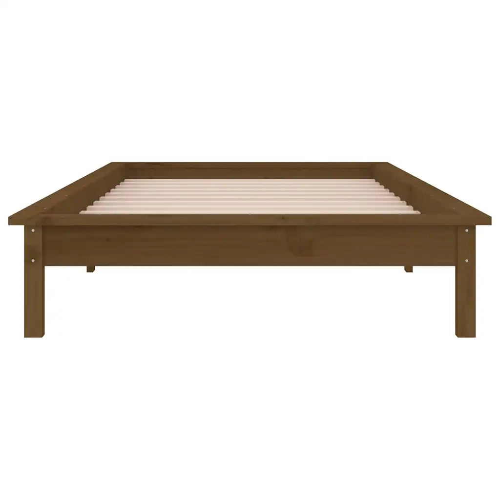 Giroletto con LED Miele 90x190 cm 3FT Single in Legno Massello cod mxl 60792
